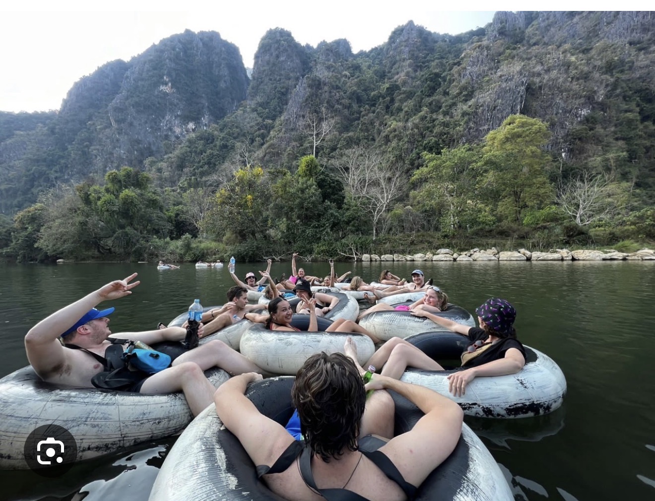 Nam Song River Tubing